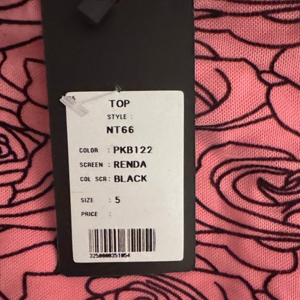 Flowers by Zoe Pink Rose Print Matching Top & Skirt Set - Picture 3 of 3